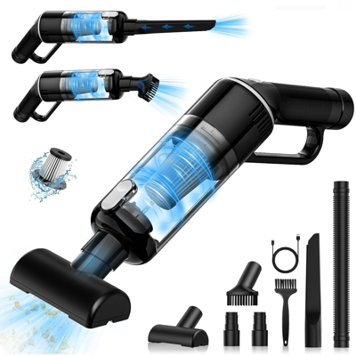 HardwareCity LT-127 MULTI-FUNCTIONAL Handheld Portable Vacuum CORDLESS Rechargeable